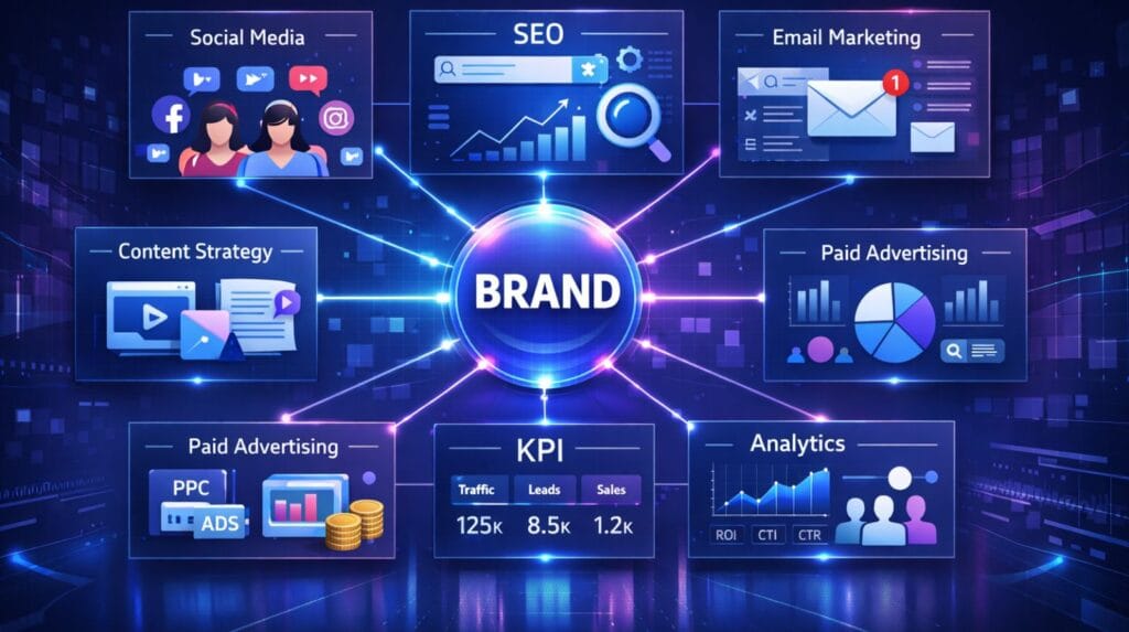 how to plan online marketing for a brand