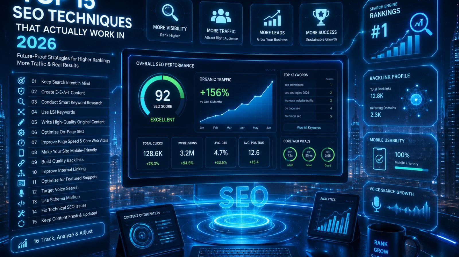 Top 15 SEO Techniques That Actually Work in 2026